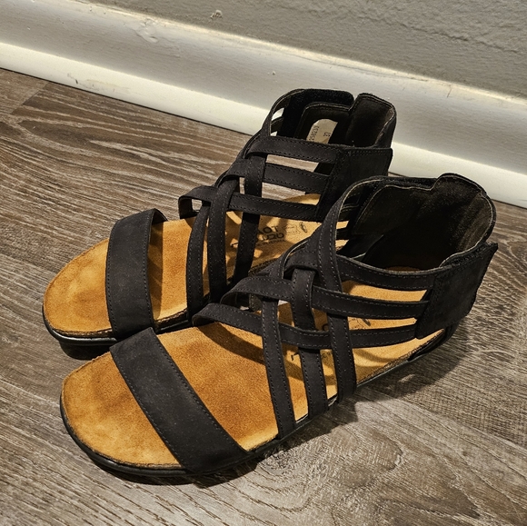 Naot Black Marita Gladiator Sandals 37 - Picture 11 of 14